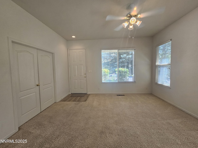 2735 Avenida De Landa, Reno, NV 89523 - carpeted spare room featuring ceiling fan and recessed lighting