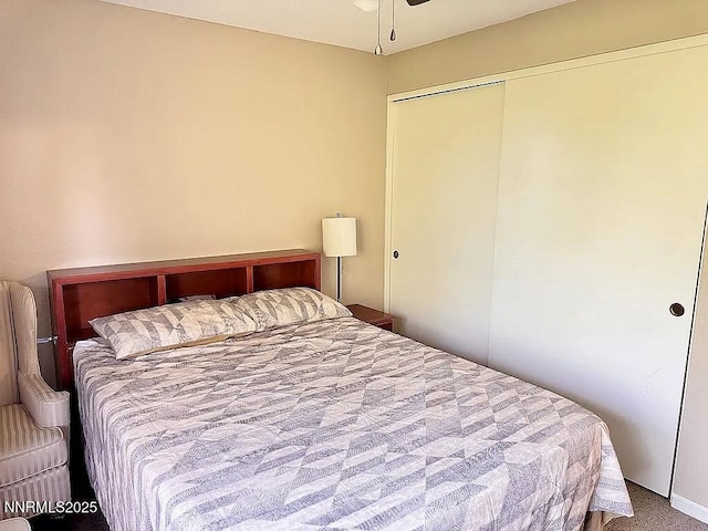 6673 Enchanted Valley Dr, Reno, NV 89523 - bedroom featuring a closet and carpet