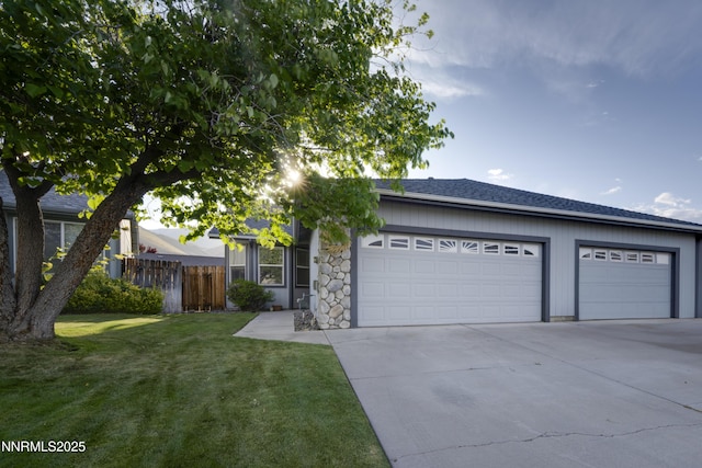 3082 Doubletree Ln, Carson City, NV 89701 - view of front of house with an attached garage and driveway