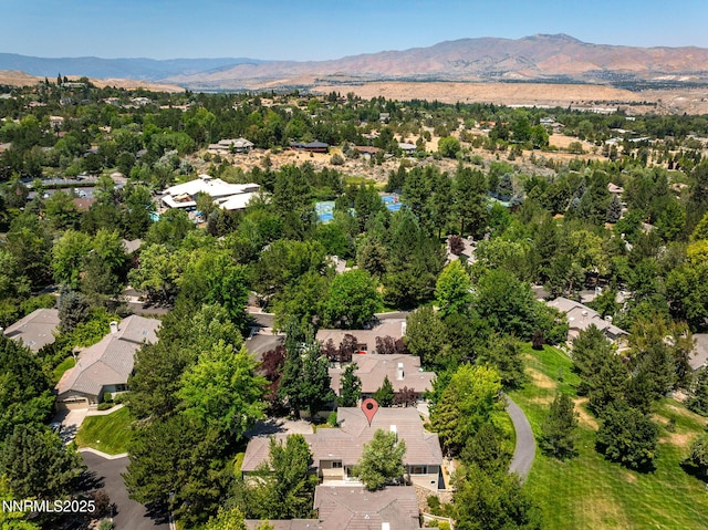 4033 Clover Creek Ct, Reno, NV 89519 - aerial perspective of suburban area with a mountainous background