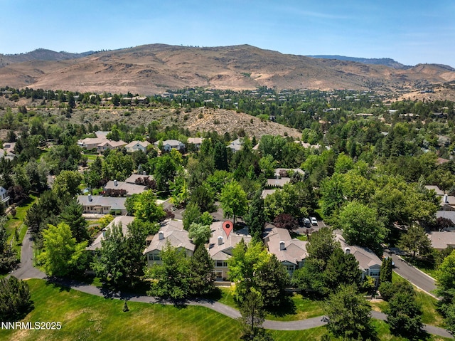 4033 Clover Creek Ct, Reno, NV 89519 - aerial perspective of suburban area featuring a mountainous background