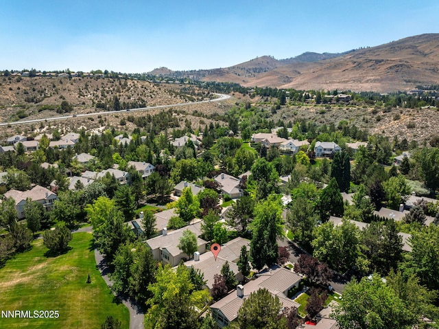4033 Clover Creek Ct, Reno, NV 89519 - aerial view of residential area featuring a mountain backdrop