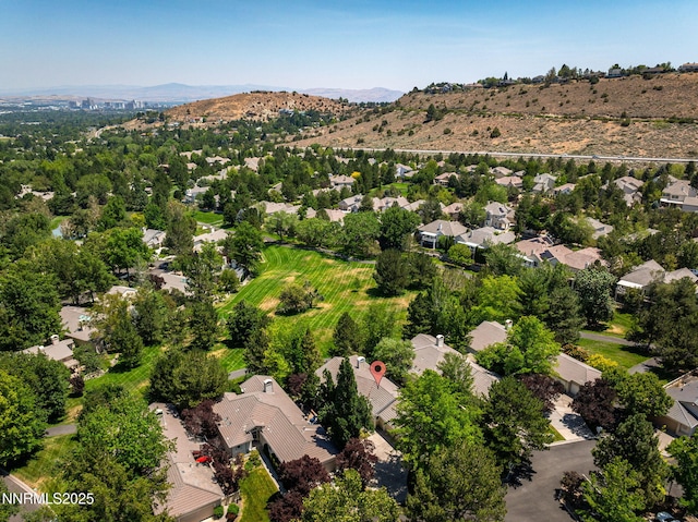 4033 Clover Creek Ct, Reno, NV 89519 - aerial perspective of suburban area with mountains