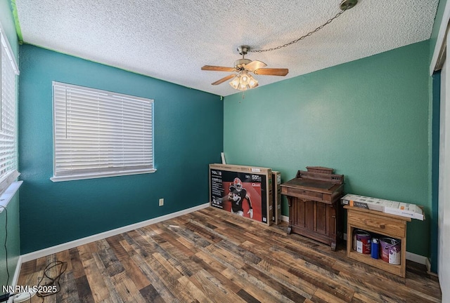 1536 Irene Way, Sparks, NV 89431 - office featuring ceiling fan, wood finished floors, and a textured ceiling
