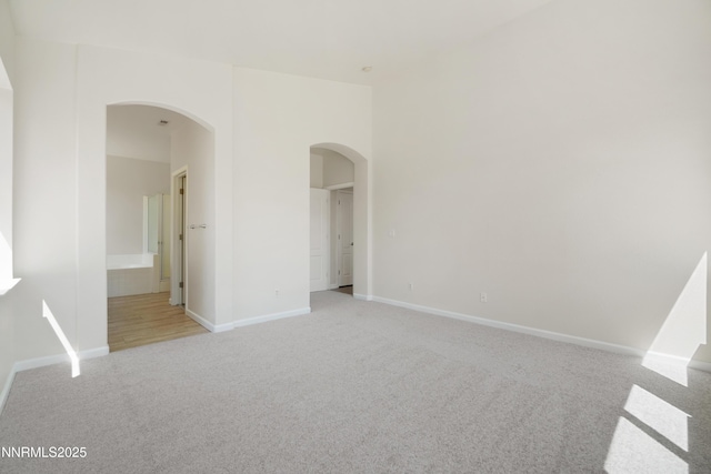 1723 Blue Oak Ct, Fernley, NV 89408 - spare room featuring light carpet and arched walkways