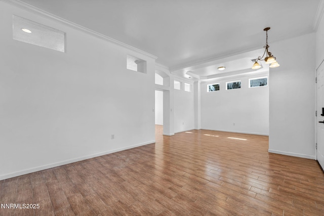 1048 Brierwood Ln, Fernley, NV 89408 - empty room with ornamental molding and wood finished floors