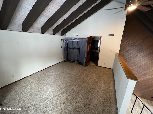 908 Harold Dr Unit 23, Incline Village, NV 89451 - additional living space with a ceiling fan, carpet flooring, and wood ceiling