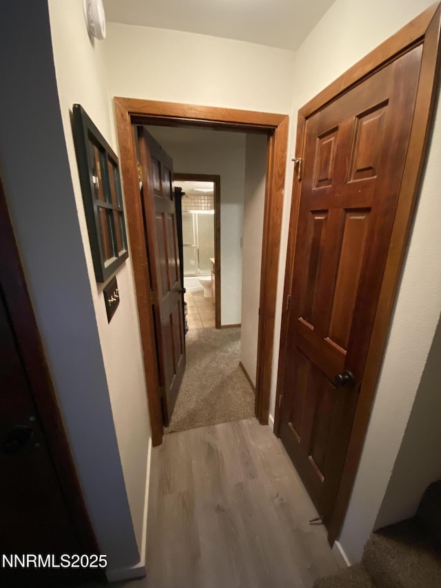 908 Harold Dr Unit 23, Incline Village, NV 89451 - hallway featuring light wood finished floors
