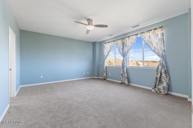 2720 Peavine Pines Ct, Reno, NV 89523 - spare room with a ceiling fan and carpet