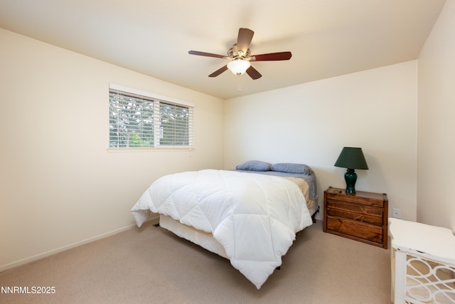 1399 Waterloo Ln, Gardnerville, NV 89410 - bedroom featuring light carpet and ceiling fan