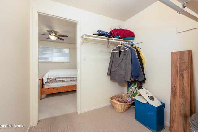 1399 Waterloo Ln, Gardnerville, NV 89410 - spacious closet with carpet floors and a ceiling fan