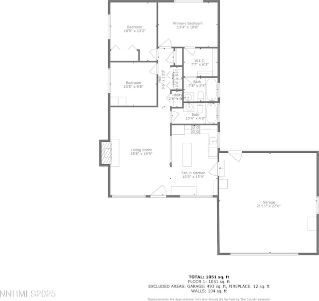 1399 Waterloo Ln, Gardnerville, NV 89410 - view of home floor plan