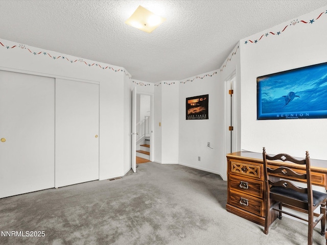 4325 Leeward Ln, Reno, NV 89502 - carpeted office featuring a textured ceiling