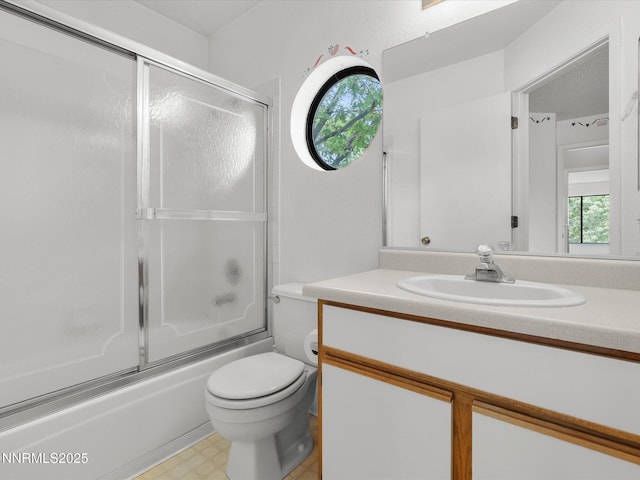 4325 Leeward Ln, Reno, NV 89502 - bathroom featuring vanity and shower / bath combination with glass door