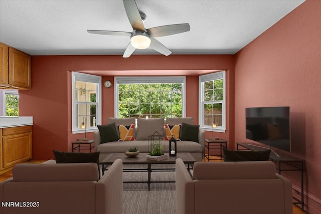 7 Circle Dr, Carson City, NV 89703 - living room with healthy amount of natural light and ceiling fan