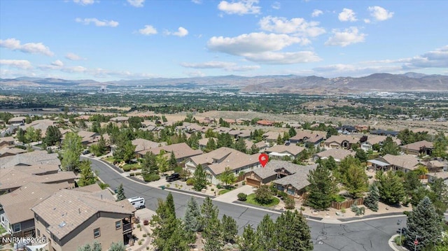 5517 Western Rider Trl, Reno, NV 89511 - aerial perspective of suburban area featuring mountains