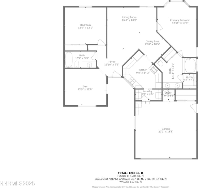 653 Carmel Way, Gardnerville, NV 89460 - view of home floor plan