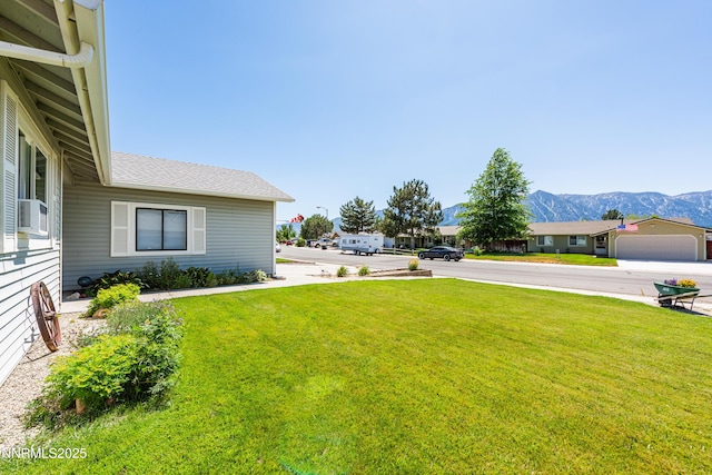 653 Carmel Way, Gardnerville, NV 89460 - view of grassy yard with a mountain view