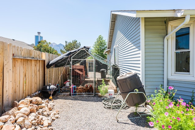 653 Carmel Way, Gardnerville, NV 89460 - view of yard with exterior structure and an outdoor structure