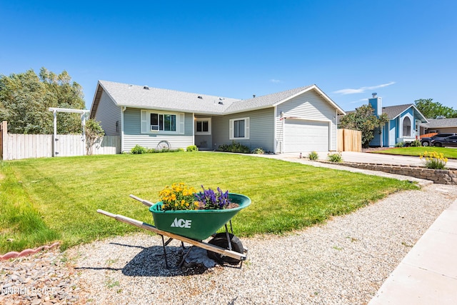 653 Carmel Way, Gardnerville, NV 89460 - ranch-style home with an attached garage and concrete driveway