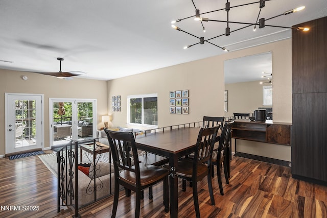 978 Glenrock Dr Unit 36, Incline Village, NV 89451 - dining space with a chandelier and wood finished floors