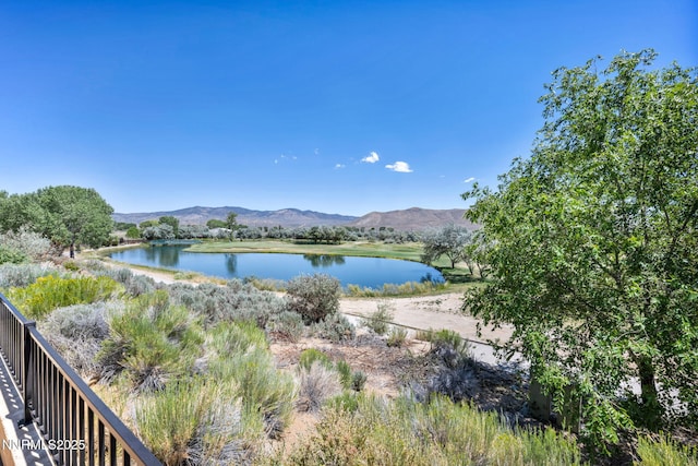 3579 Long Dr, Minden, NV 89423 - water view with a mountainous background
