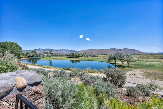 3579 Long Dr, Minden, NV 89423 - water view with a mountain backdrop