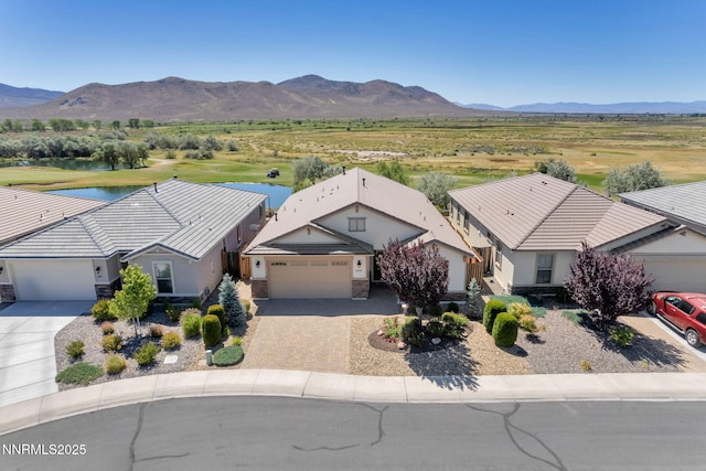 3579 Long Dr, Minden, NV 89423 - view from above of property with a water and mountain view