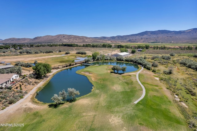 3579 Long Dr, Minden, NV 89423 - aerial view of a water and mountain view and a golf course