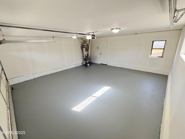 1568 County Rd, Minden, NV 89423 - garage with strapped water heater and a garage door opener