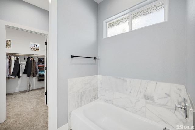 1585 Foster Dr, Reno, NV 89509 - full bathroom with a garden tub and a spacious closet