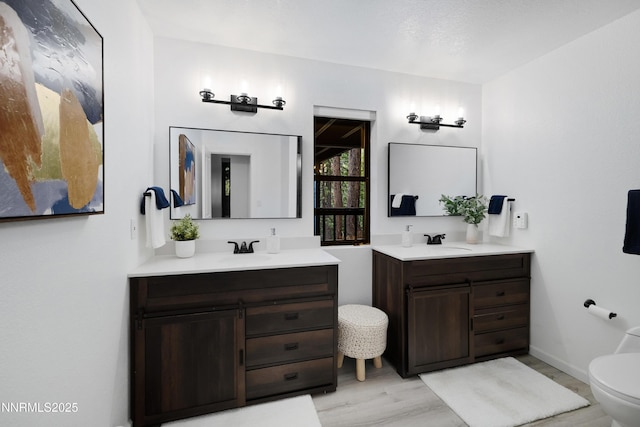 960 Apollo Way, Incline Village, NV 89451 - bathroom with two vanities and wood finished floors