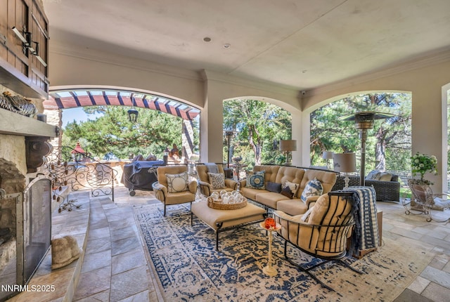 3820 Frost Ln, Reno, NV 89511 - view of patio / terrace with an outdoor hangout area