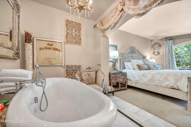 3820 Frost Ln, Reno, NV 89511 - bedroom featuring a chandelier