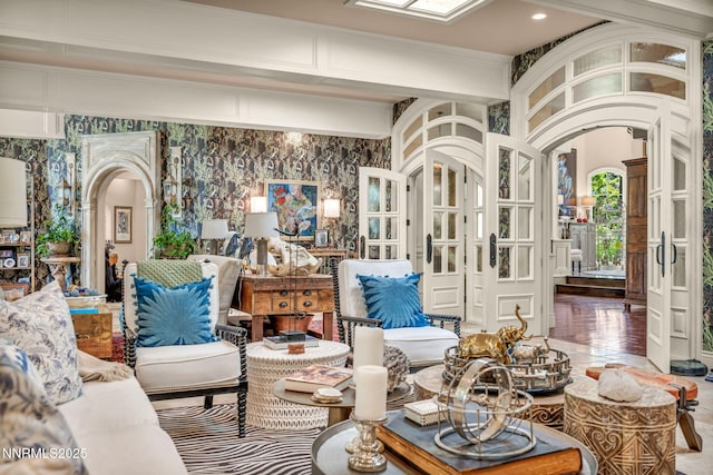 3820 Frost Ln, Reno, NV 89511 - living area with arched walkways