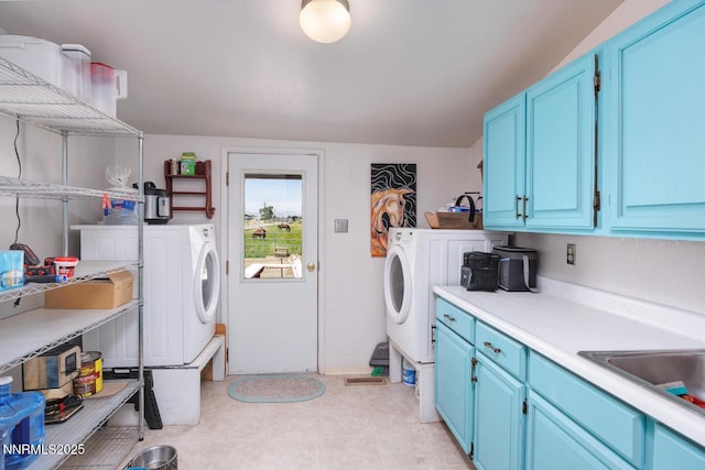 4525 Schurz Hwy, Fallon, NV 89406 - laundry room with washing machine and dryer and cabinet space