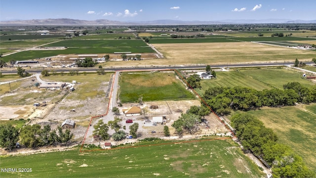 4525 Schurz Hwy, Fallon, NV 89406 - view of rural area featuring mountains and property parcel outlined