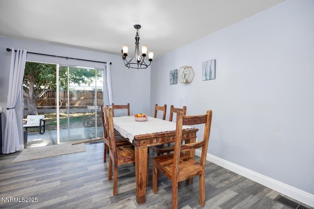 1866 Albert St, Fallon, NV 89406 - dining room featuring a chandelier and wood finished floors