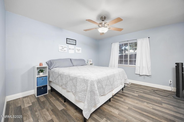 1866 Albert St, Fallon, NV 89406 - bedroom with wood finished floors and ceiling fan
