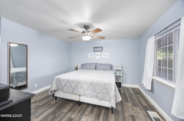 1866 Albert St, Fallon, NV 89406 - bedroom with wood finished floors and a ceiling fan