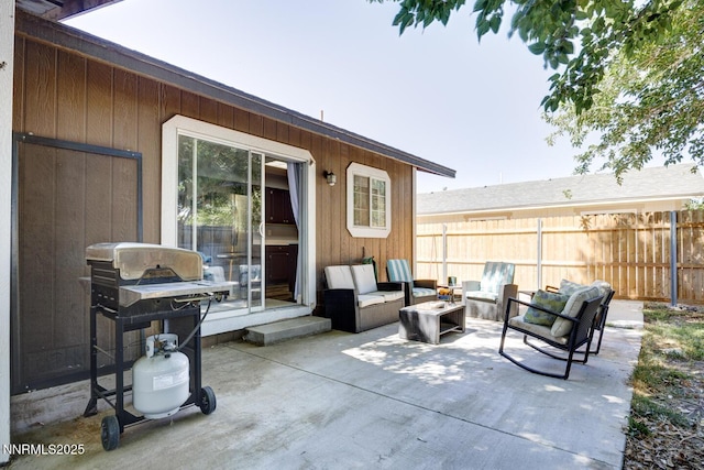 1866 Albert St, Fallon, NV 89406 - view of patio / terrace with an outdoor living space and area for grilling