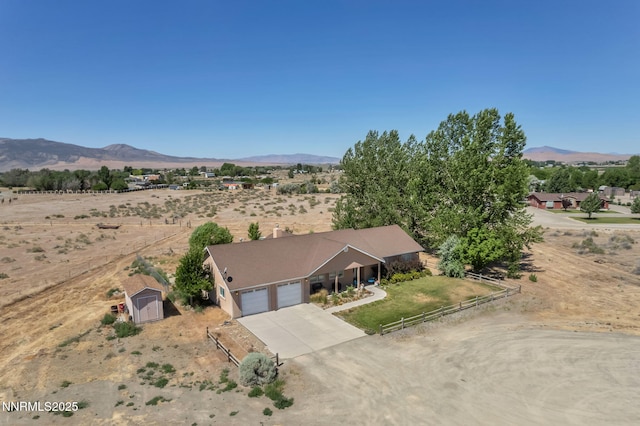8030 Verde Ct, Winnemucca, NV 89445 - view of rural area with a mountainous background and a desert landscape