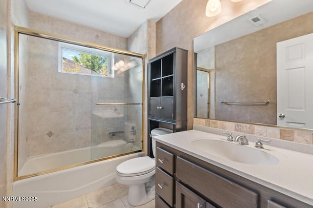 2126 Thomas Jefferson Dr, Reno, NV 89509 - full bath featuring tile patterned floors, vanity, and enclosed tub / shower combo