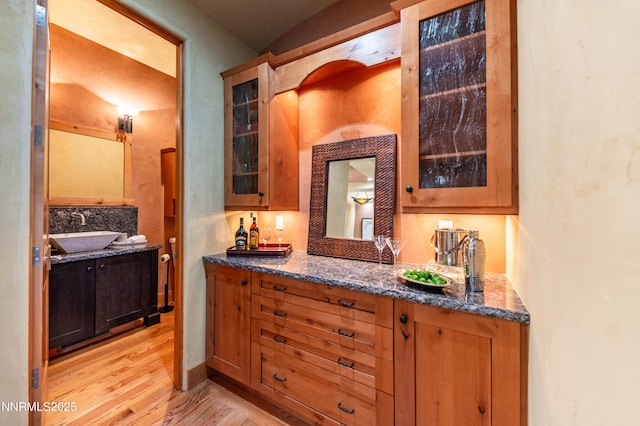 48 Rose Creek Ln, Reno, NV 89511 - indoor dry bar with light wood-style flooring