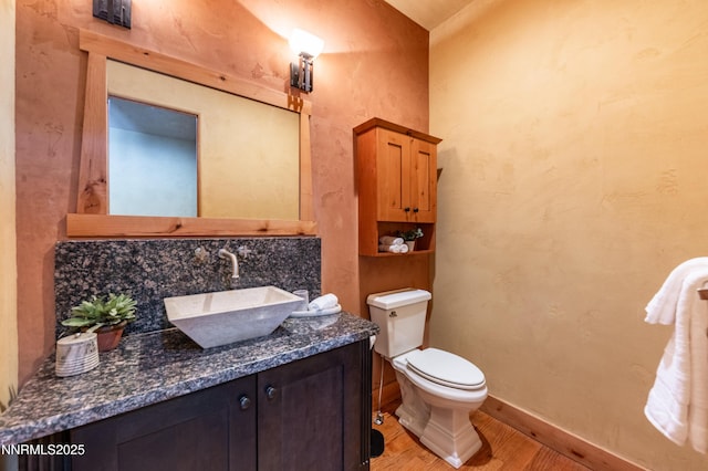48 Rose Creek Ln, Reno, NV 89511 - bathroom featuring wood finished floors, vanity, and lofted ceiling