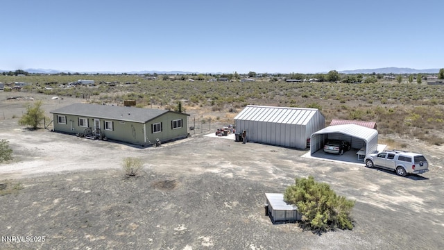 6297 Cox Rd, Fallon, NV 89406 - view of rural area with mountains and a desert landscape