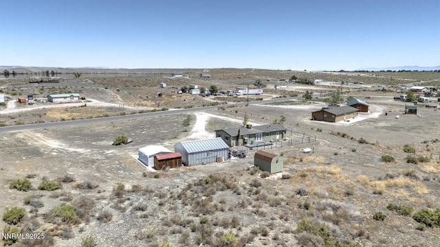 6297 Cox Rd, Fallon, NV 89406 - aerial view of sparsely populated area with a desert landscape and a mountainous background