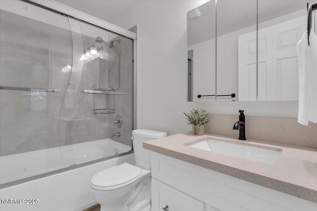 1094 Johnson Blvd, South Lake Tahoe, CA 96150 - full bathroom with vanity and combined bath / shower with glass door