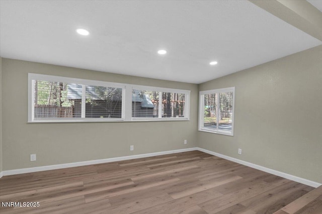 1094 Johnson Blvd, South Lake Tahoe, CA 96150 - spare room with plenty of natural light, recessed lighting, and wood finished floors