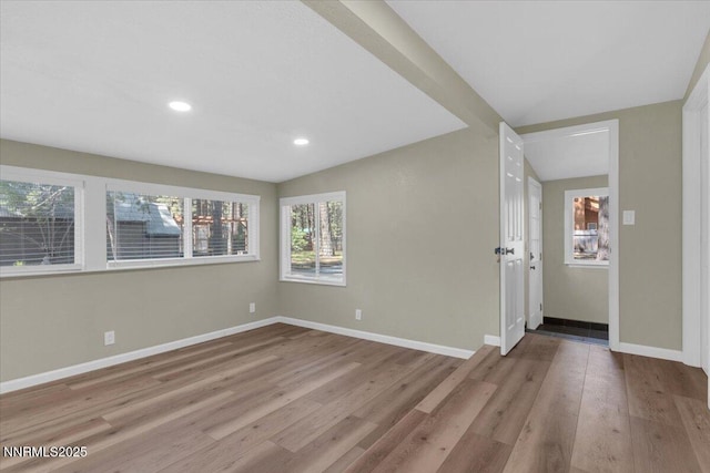 1094 Johnson Blvd, South Lake Tahoe, CA 96150 - spare room with wood finished floors and recessed lighting